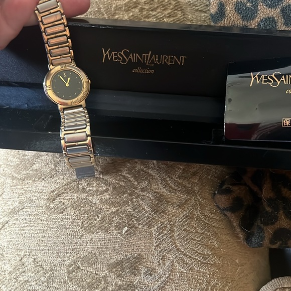 Yves Saint Laurent collection ladies two toned watch - Picture 6 of 8